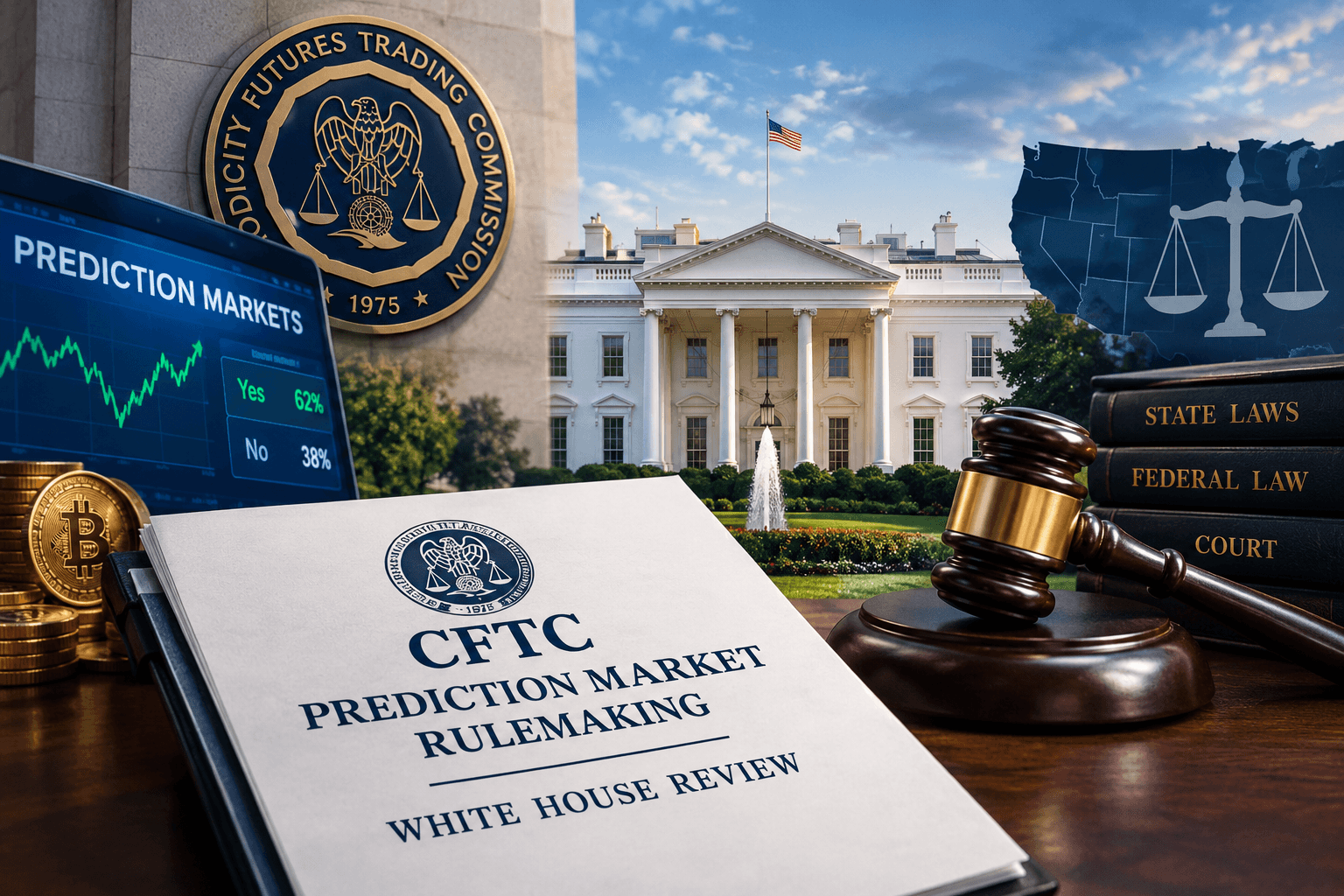 CFTC prediction-market rules reach White House review as states fight in court