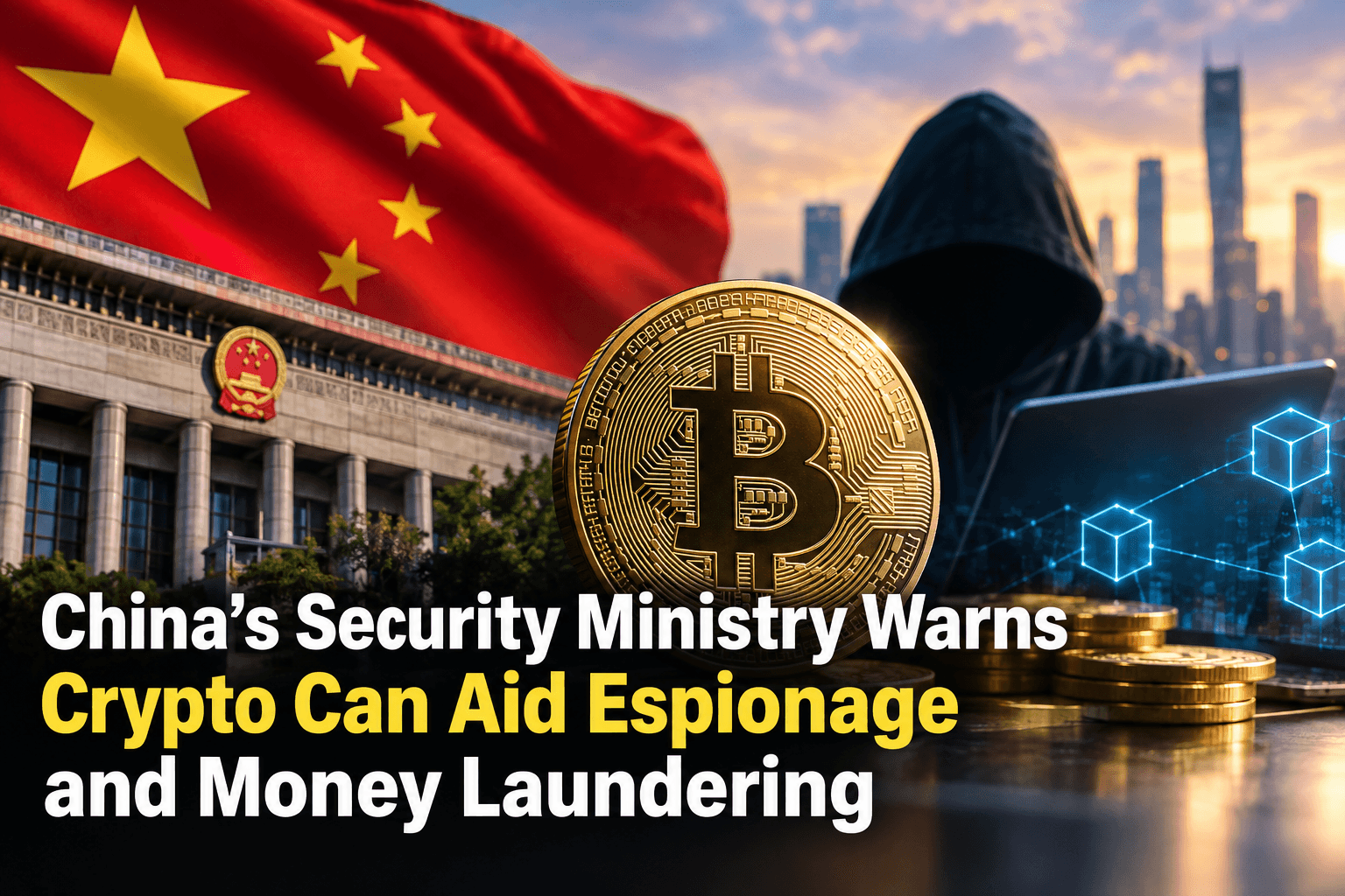 China’s Security Ministry Warns Crypto Can Aid Espionage and Money Laundering